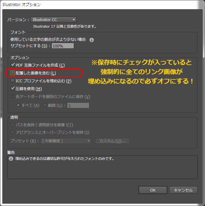 Illustrator 画像配置のリンクと埋め込み活用術 印刷ナレッジノート